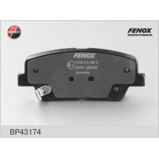 BP43174 FENOX Комплект тормозных колодок, дисковый тормоз