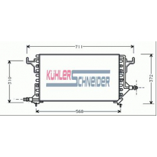 1520701 KUHLER SCHNEIDER Конденсатор, кондиционер