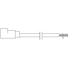 WS0257A KAWE Сигнализатор, износ тормозных колодок