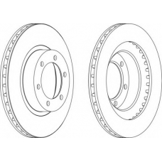 DDF1594 FERODO Тормозной диск