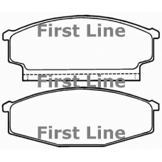 FBP1283 FIRST LINE Комплект тормозных колодок, дисковый тормоз