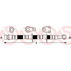 T 28 072 BREMBO Тормозной шланг