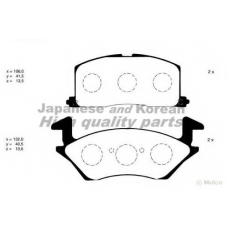 T112-10 ASHUKI Комплект тормозных колодок, дисковый тормоз