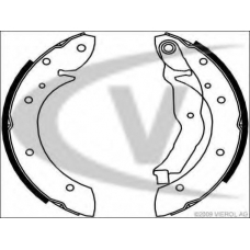 V46-0176 VEMO/VAICO Комплект тормозных колодок