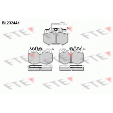 BL2324A1 FTE Комплект тормозных колодок, дисковый тормоз