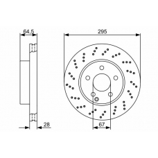 0 986 479 331 BOSCH Тормозной диск