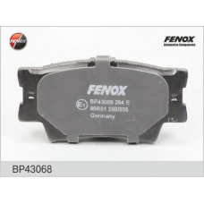 BP43068 FENOX Комплект тормозных колодок, дисковый тормоз