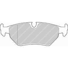 FDB632 FERODO Комплект тормозных колодок, дисковый тормоз