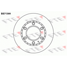 BS7134H FTE Тормозной диск