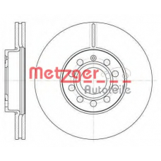6648.10 METZGER Тормозной диск