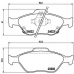 P 83 085 BREMBO Комплект тормозных колодок, дисковый тормоз