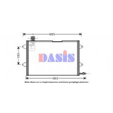 042004N AKS DASIS Конденсатор, кондиционер