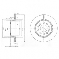 BG3029 DELPHI Тормозной диск