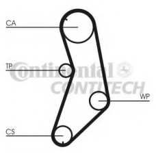 CT745K1 CONTITECH Комплект ремня грм