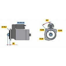 0 001 123 012 BOSCH Стартер