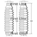 FSG3255 FIRST LINE Пыльник, рулевое управление