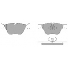 FBP-1638 FREMAX Комплект тормозных колодок, дисковый тормоз