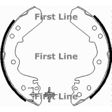 FBS508 FIRST LINE Комплект тормозных колодок