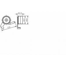 TKR 9065 TIMKEN Натяжной ролик, ремень грм