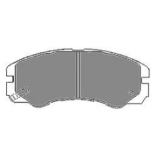 6542 MAPCO Комплект тормозных колодок, дисковый тормоз