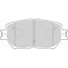 FD7065A NECTO Комплект тормозных колодок, дисковый тормоз