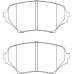 FD7245A NECTO Комплект тормозных колодок, дисковый тормоз