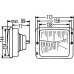 1AA 004 109-038 HELLA Основная фара