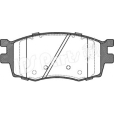 IBD-1K19 IPS Parts Комплект тормозных колодок, дисковый тормоз