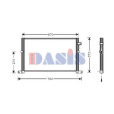 092004N AKS DASIS Конденсатор, кондиционер