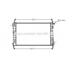 FDA2336 AVA Радиатор, охлаждение двигателя