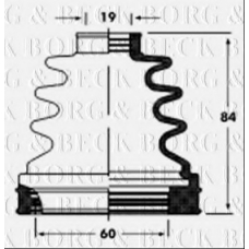 BCB2800 BORG & BECK Пыльник, приводной вал