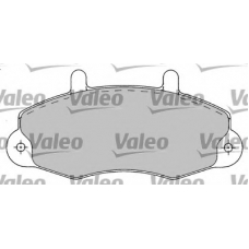 597156 VALEO Комплект тормозных колодок, дисковый тормоз