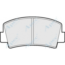 PAD155 APEC Комплект тормозных колодок, дисковый тормоз