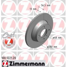 100.1221.20 ZIMMERMANN Тормозной диск