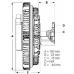 0720002037 BERU Сцепление, вентилятор радиатора
