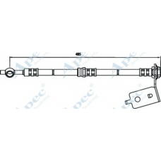 HOS3570 APEC Тормозной шланг