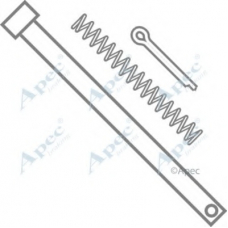 KIT297 APEC Комплектующие, тормозные колодки