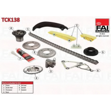 TCK138 FAI AutoParts Комплект цели привода распредвала