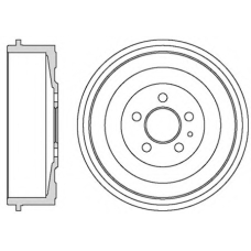 VBD663 MOTAQUIP Тормозной барабан