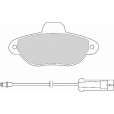 FD6504A NECTO Комплект тормозных колодок, дисковый тормоз