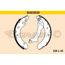 BAE5030 BARUM Комплект тормозных колодок