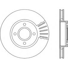 BDA1190.20 OPEN PARTS Тормозной диск