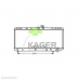 31-1101 KAGER Радиатор, охлаждение двигателя