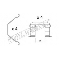 KIT.060 fri.tech. Комплектующие, колодки дискового тормоза