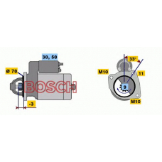 0 001 218 153 BOSCH Стартер