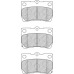 FDB4001 FERODO Комплект тормозных колодок, дисковый тормоз