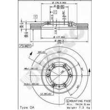 BS 8281 BRECO Тормозной диск