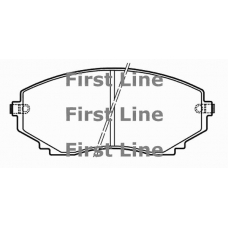 FBP3089 FIRST LINE Комплект тормозных колодок, дисковый тормоз