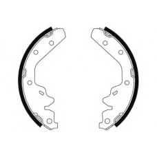 8DB 355 002-861 HELLA Комплект тормозных колодок