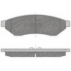 SP 645 SCT Комплект тормозных колодок, дисковый тормоз